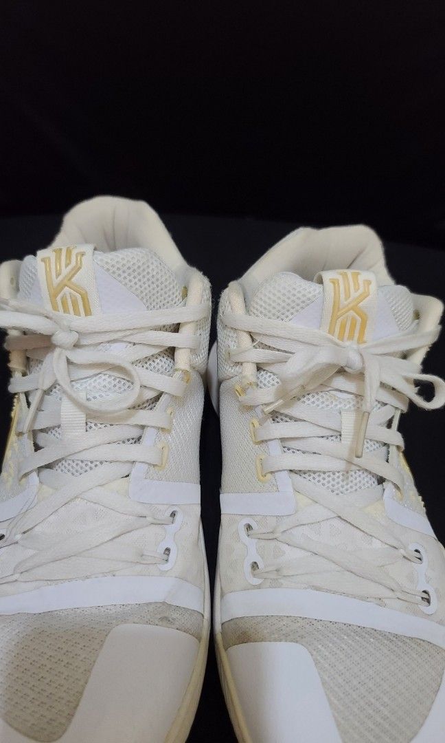 kyrie 3 finals white and gold
