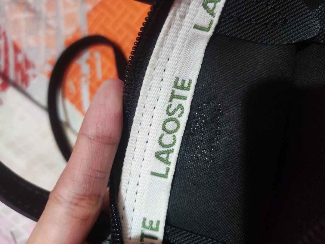 Lacoste Small Cross bag (Black) on Carousell