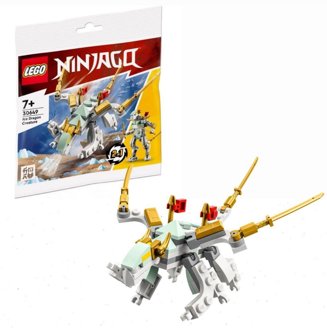 LEGO Ninjago 30649 - Ice Dragon Creature 2-in-1, Hobbies & Toys