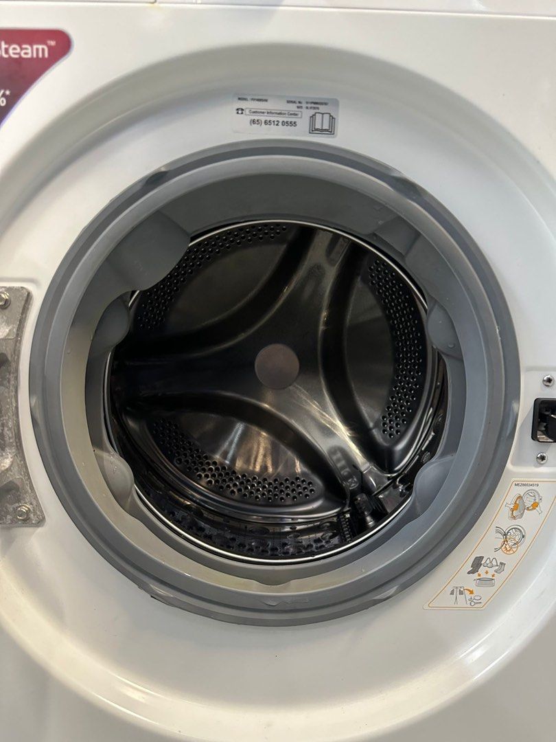 LG 8Kg Front Load Washer ( FV1408S4W ), TV & Home Appliances, Washing