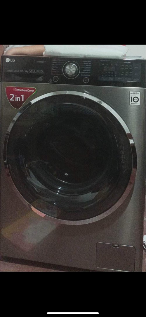 LG TWC1450H1V Inverter front load Washing Machine, TV & Home Appliances