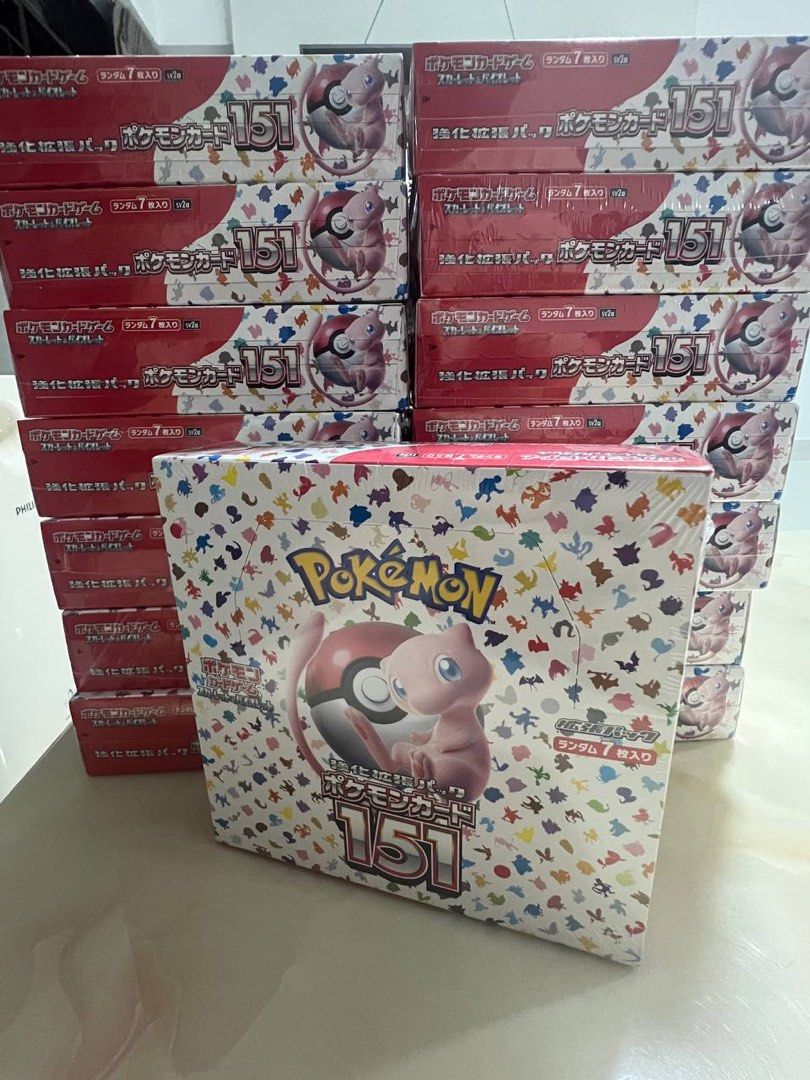 LIMITED STOCKS] Pokmon 151 Japanese Booster Box, Hobbies & Toys, Toys &  Games on Carousell