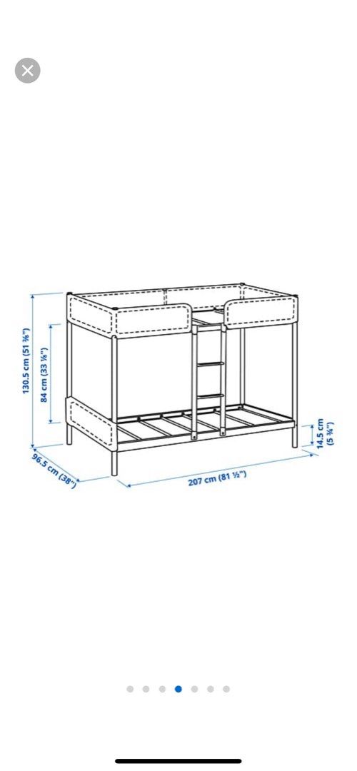 IKEA Tuffing Bunk Bed Dimensions Drawings, 59 OFF
