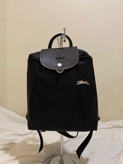 Longchamp Le Pliage Club Backpack in Black
