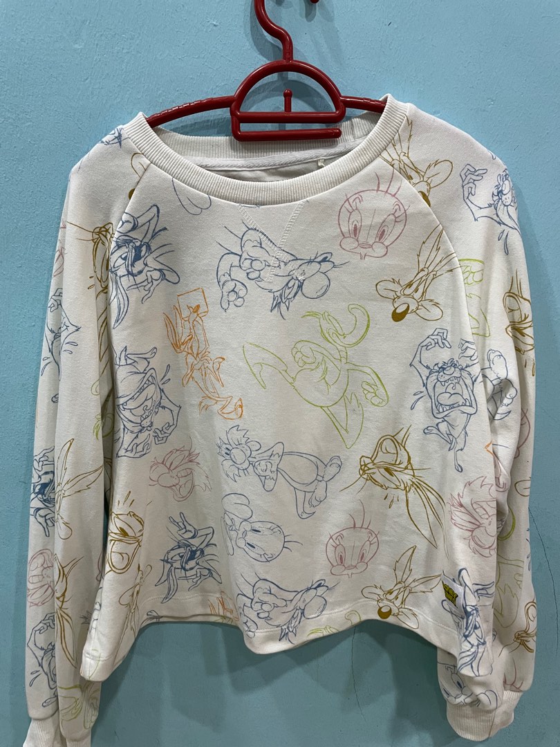 Looney tunes cropped sweatshirt 2025