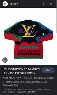 LOUIS VUITTON 2054 MULTI LOGOS 1A9GV8 JUMPER SIZE: M