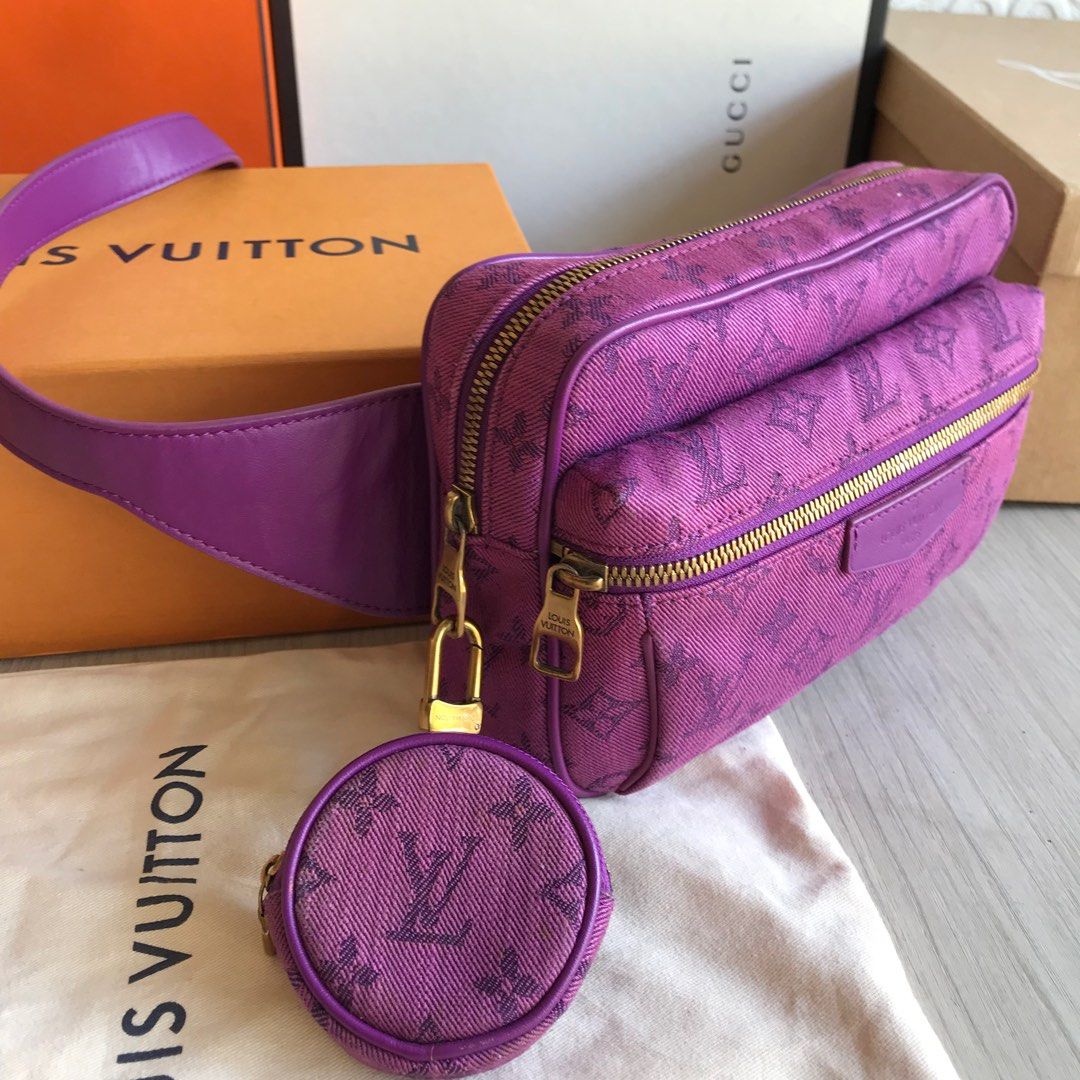 Louis Vuitton Outdoor Bumbag Monogram Denim Purple