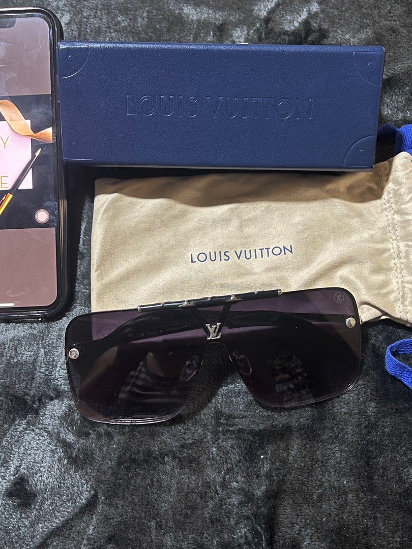 LV Golden Mask Sunglasses, Luxury, Accessories on Carousell