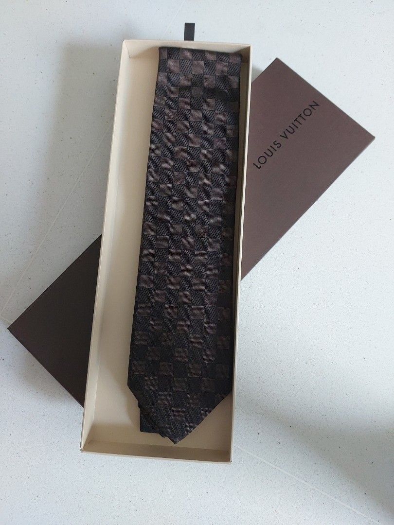 Louis Vuitton Damier Tie, Men's Fashion, Watches & Accessories, Ties on  Carousell