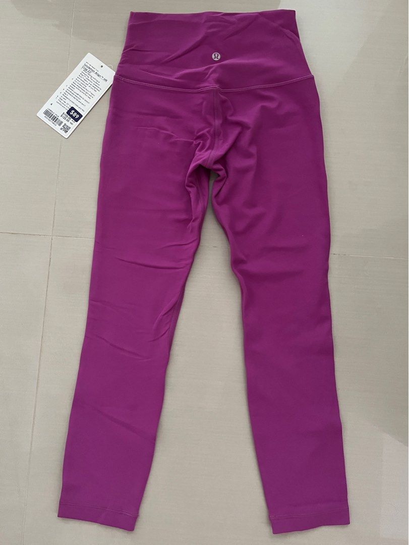 Lululemon Align High Rise 23 Pink Tights Women s Fashion Activewear on Carousell