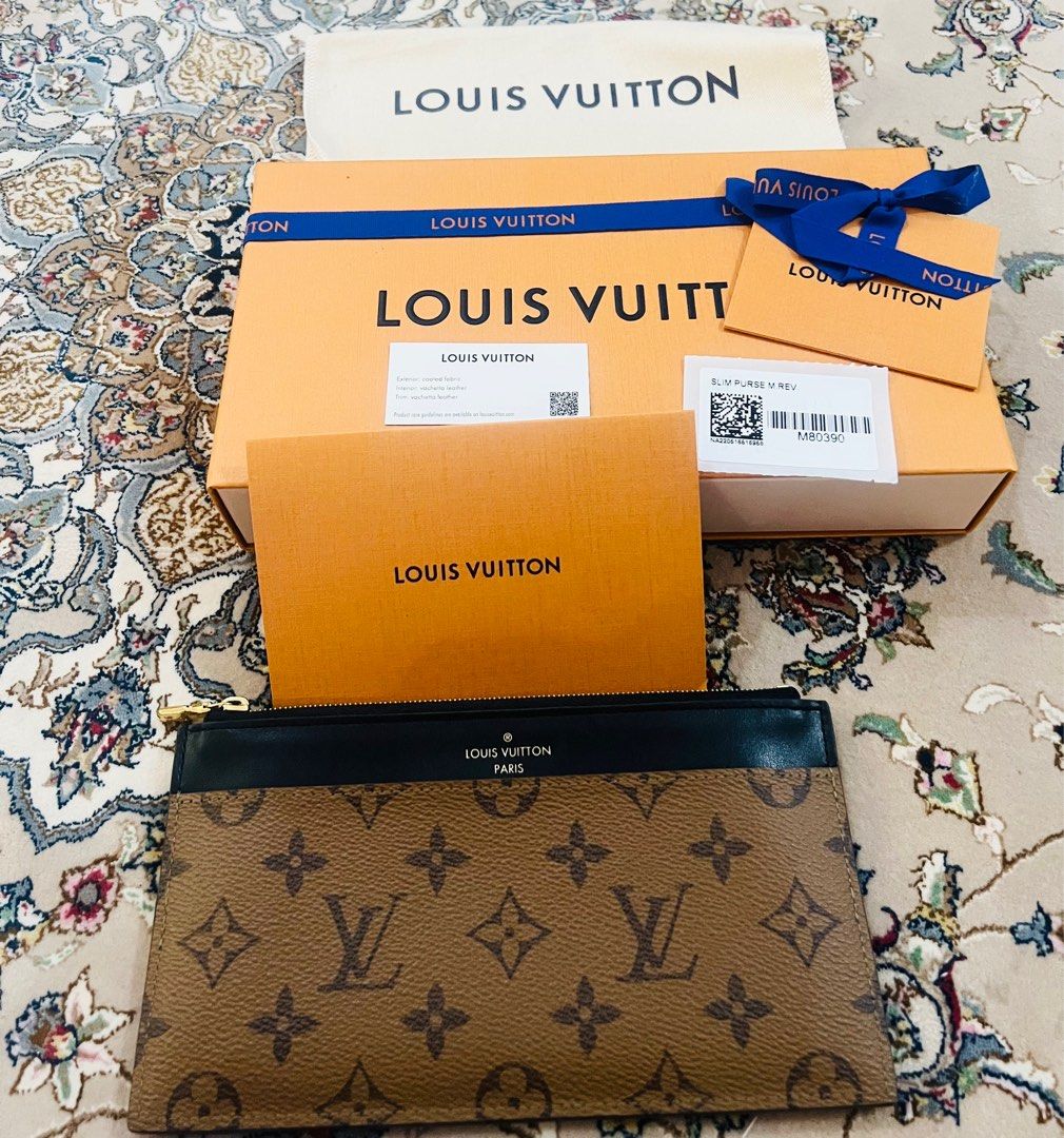 Louis Vuitton Slim Purse Monogram Reverse