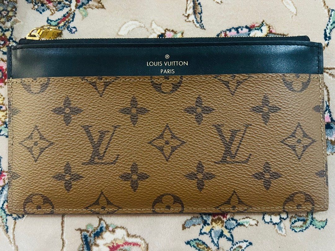 Louis Vuitton Slim Purse Monogram Reverse