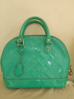 Louis Vuitton Blue Lagoon Monogram Vernis Alma PM Louis Vuitton | The  Luxury Closet