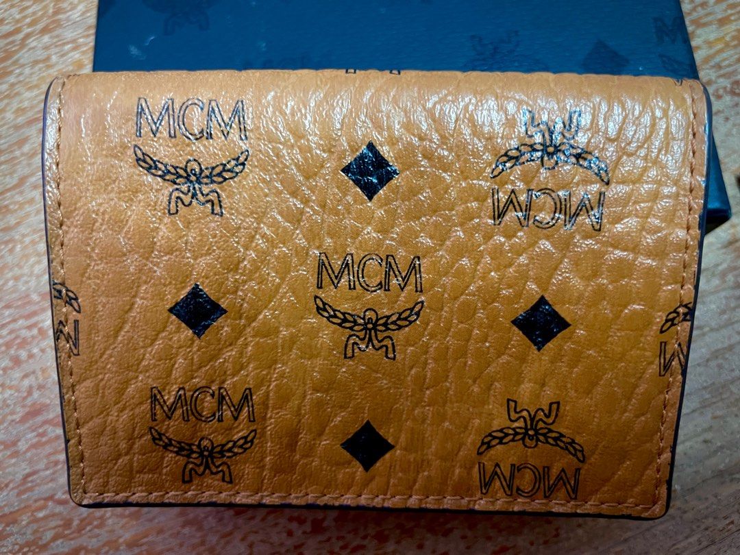 MCM Trifold Wallet in Visetos Original, Women's Fashion, Bags & Wallets, Wallets & Card holders