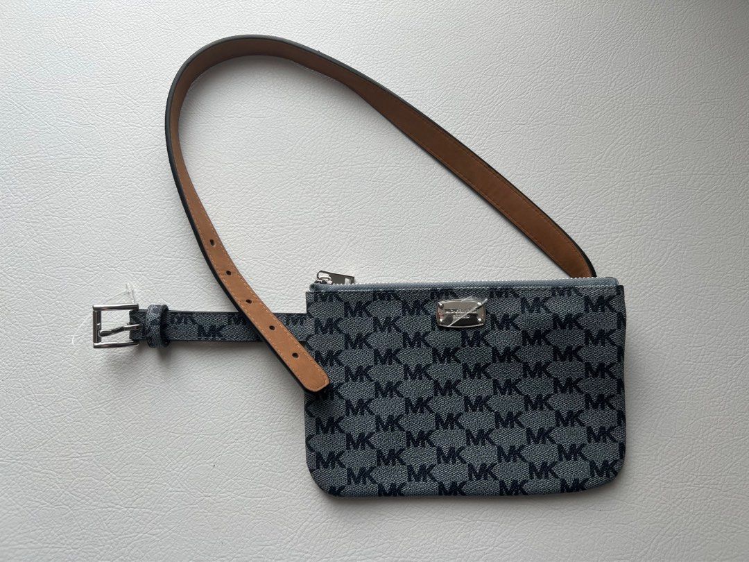 Michael kors signature logo belt bag deals
