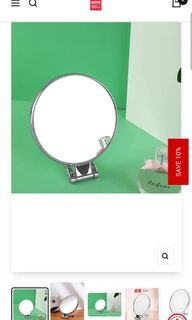 MINISO Adjustable Hang & Stand Mirror for Makeup Beauty Compact Size