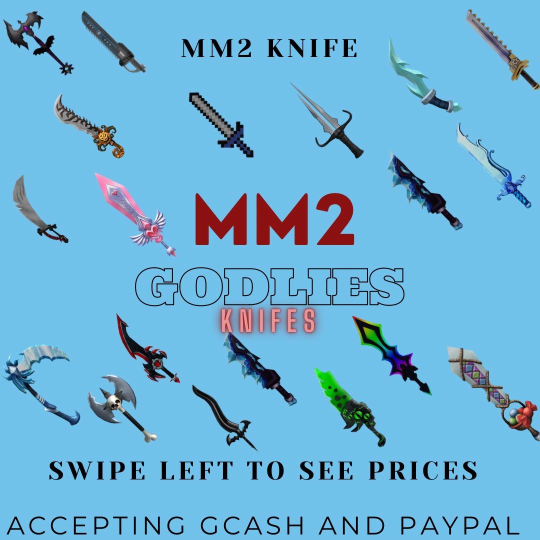 Trading mm2 knives for yba skins (I can also buy), Video Gaming, Gaming  Accessories, In-Game Products on Carousell