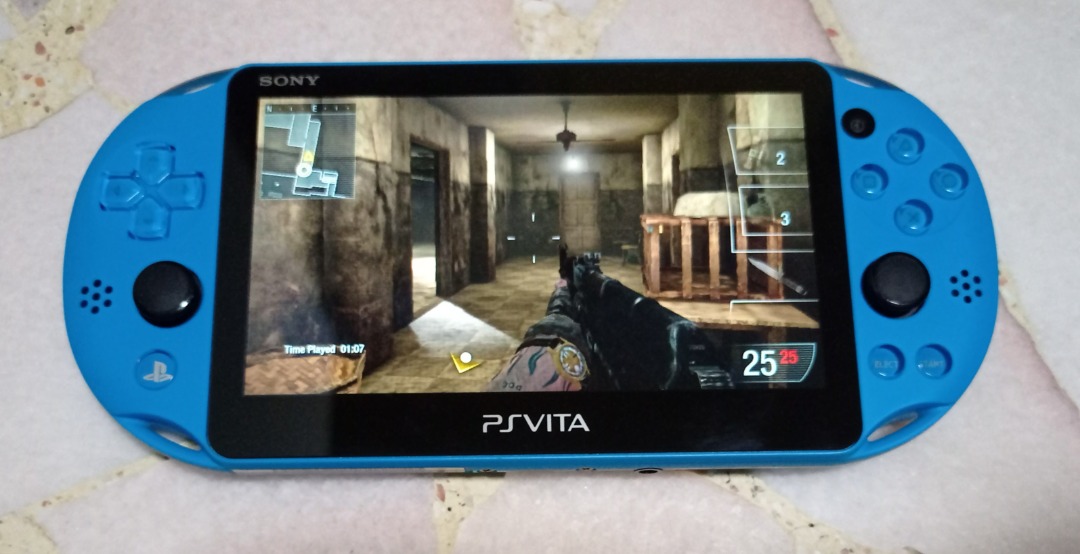 Modded PS Vita 2000 Ocean Blue for Sale Video Gaming Video