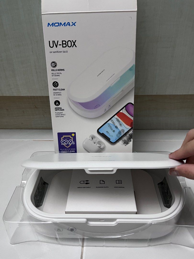 Uv Light Momax Uv Sanitizing Box Momax Technology Sanificatore UV