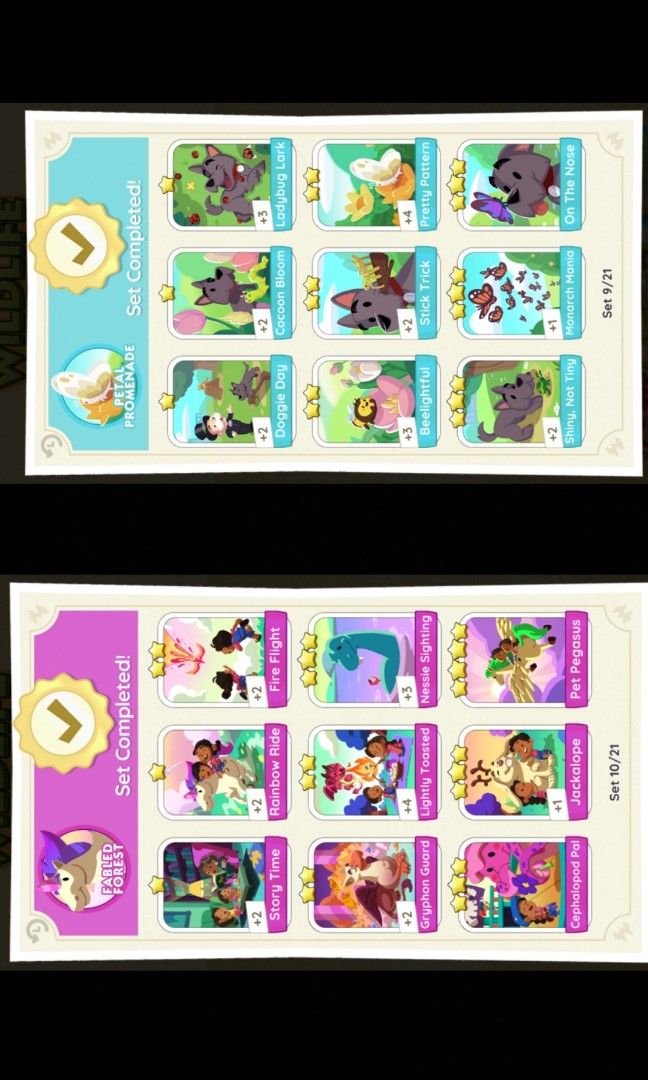 Monopoly Go Stickers/Cards, Video Gaming, Video Games, Others on Carousell