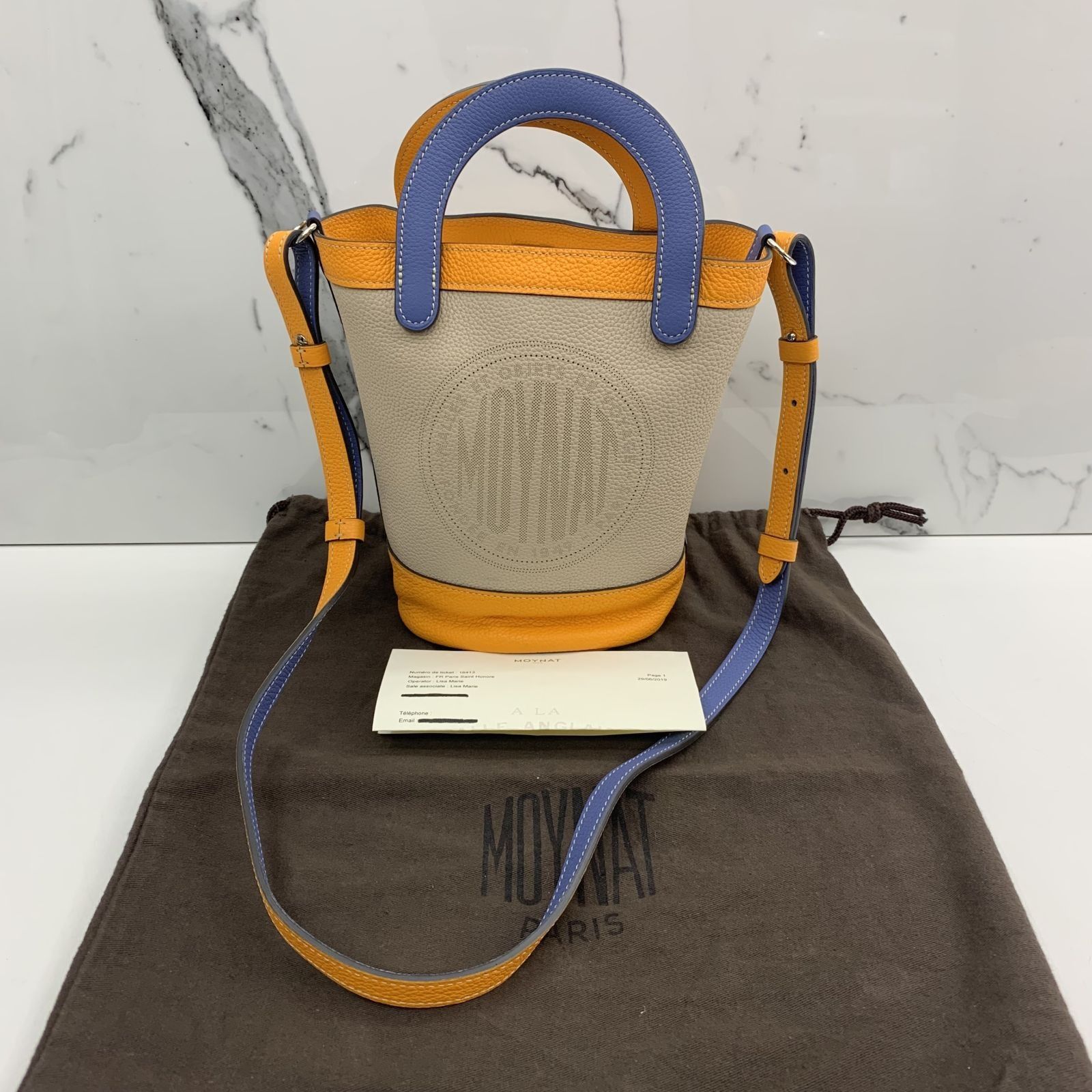 Moynat FLORI PM, Shoulder Bag, Taupe color, 名牌, 手袋及銀包- Carousell