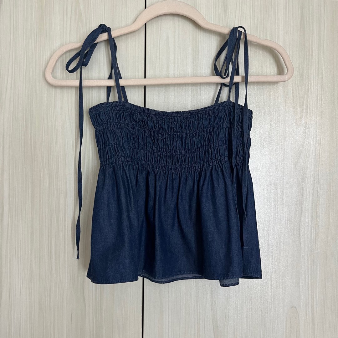 Smocked Tie Shoulder Bubble - Azalea Avenue