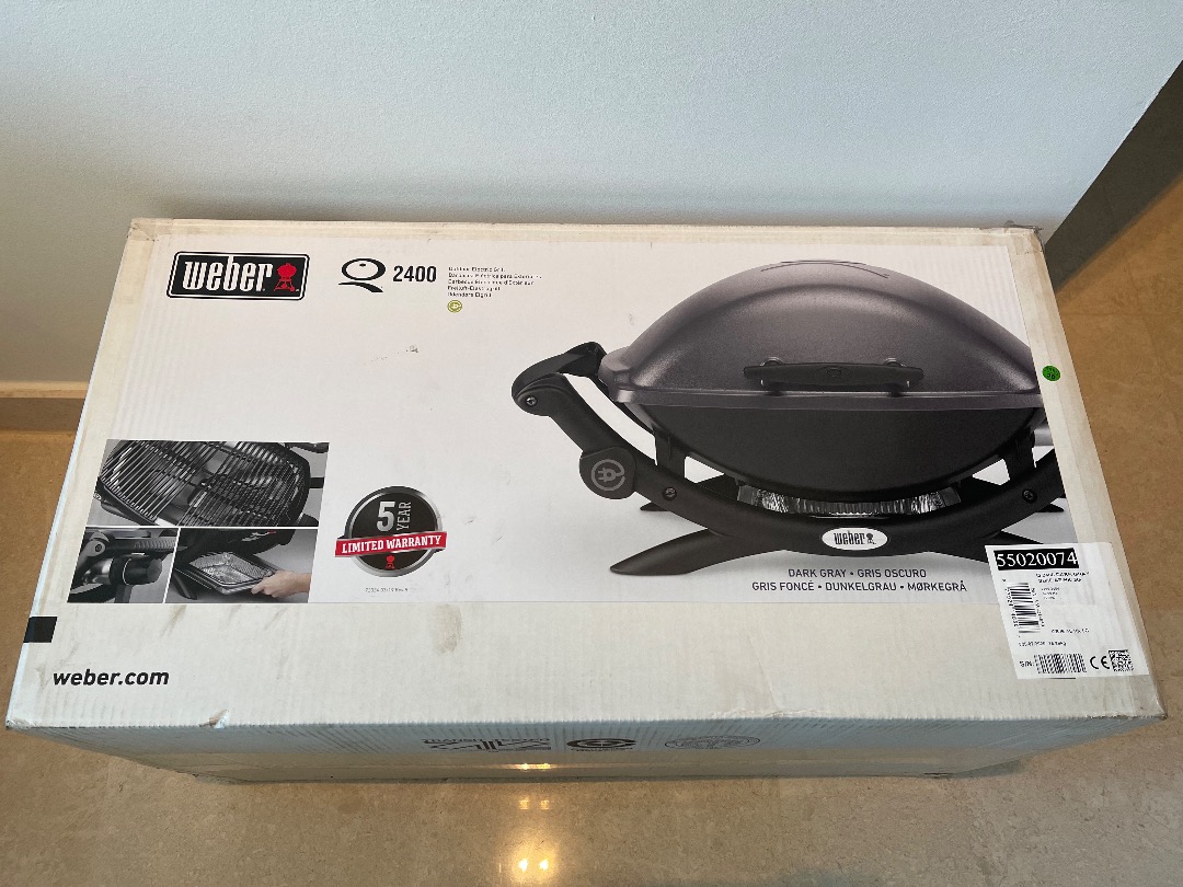 New / Unopened er Q2400 Electric Grill, TV & Home Appliances