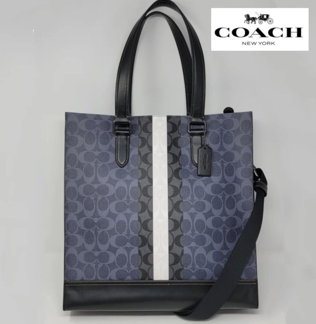 Coach Laptop Bag un Signature Canvas, Luxury, Bags & Wallets on Carousell