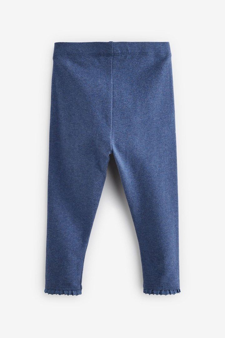Blue next denim leggings 14 XL leg | Vinted