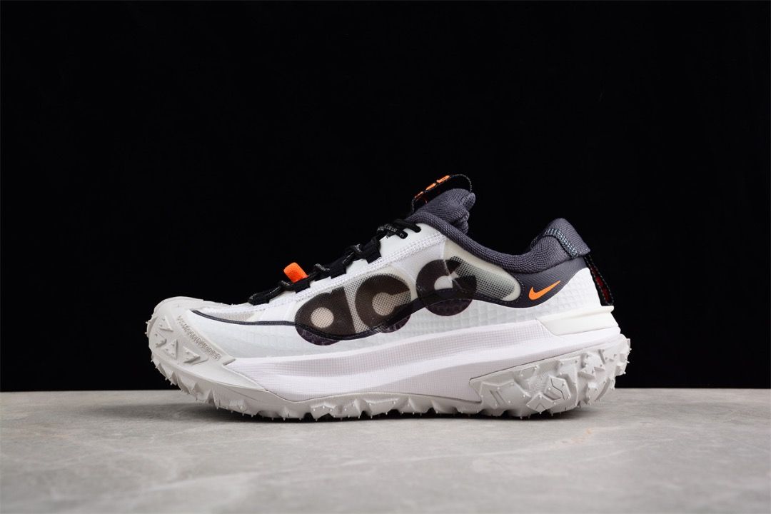 Nike ACG Mountain Fly 2 Low White Bright Mandarin outdoor shoes Euro 36 46