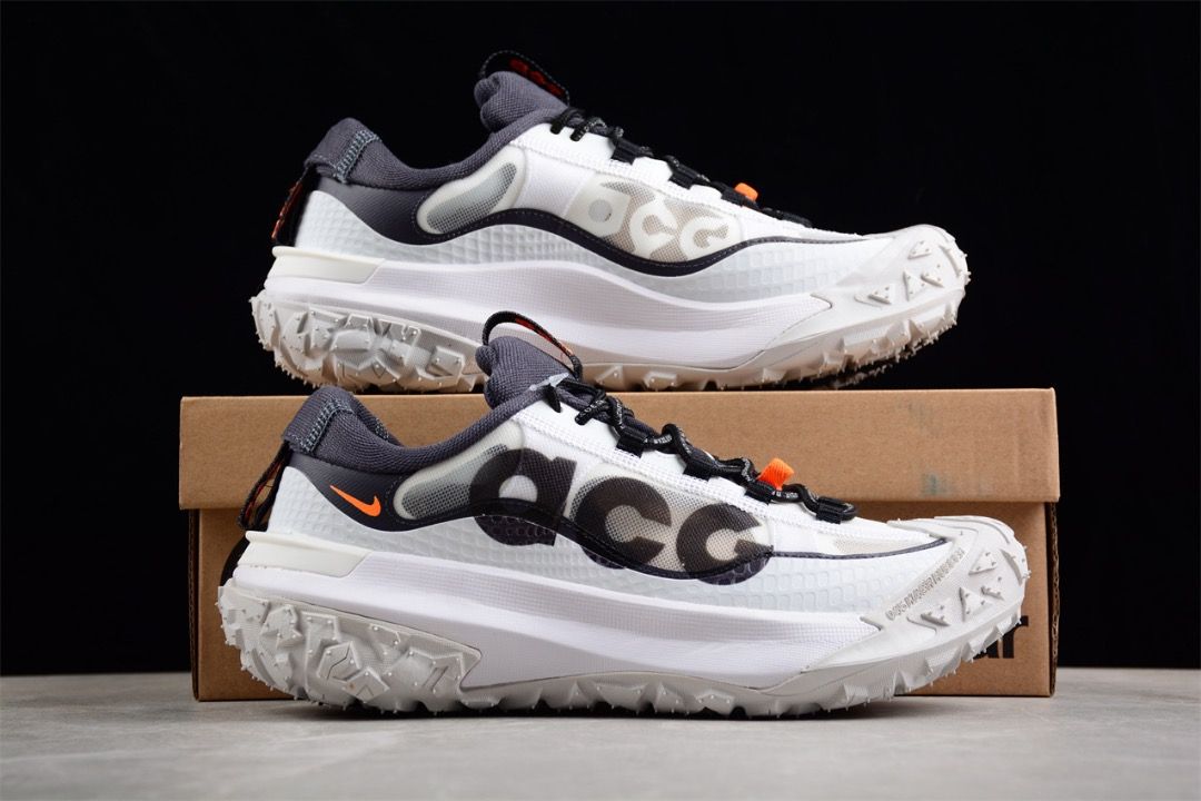 Nike ACG Mountain Fly 2 Low White Bright Mandarin outdoor shoes