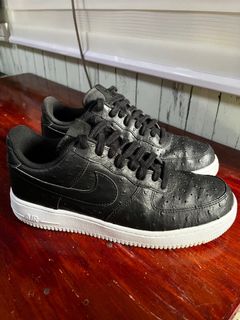 Pre-owned Nike Air Force One 1 Low '07 Lv8 White Night Maroon Obsidian  Cj8731-100 Size 10