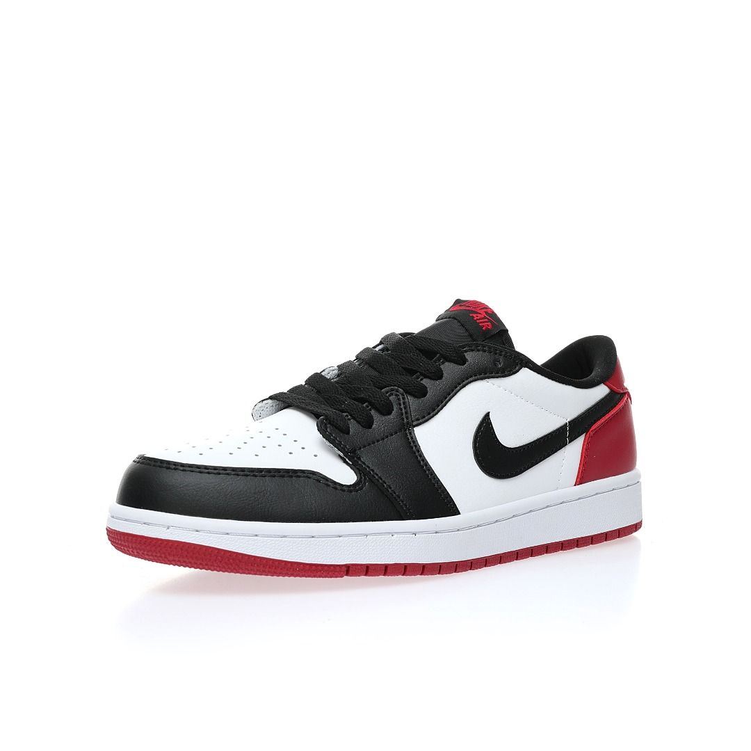 Nike air jordan 1 retro low black toe outlet