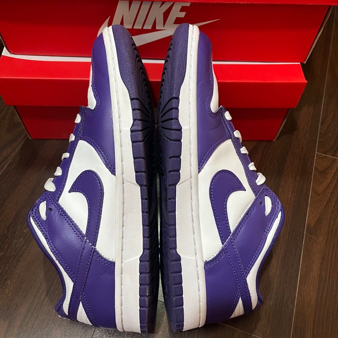 NIKE Dunk Low Court Purple DD1391-104 白紫us9.5 27.5cm, 他的時尚