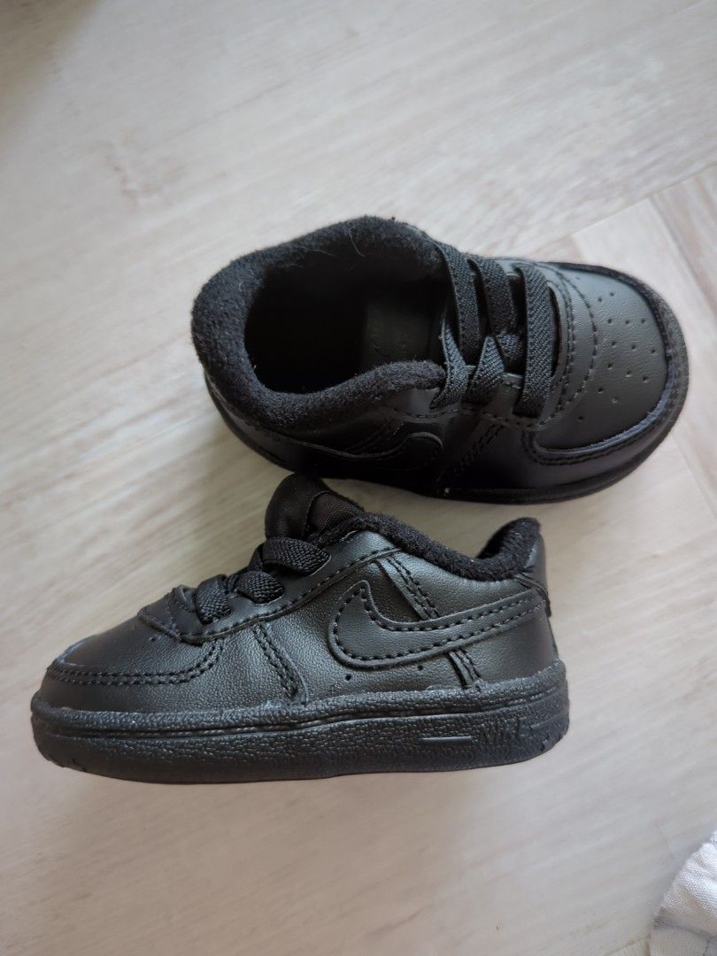 Nike Force 1 Crib Baby Black Babies Kids Babies Kids Fashion