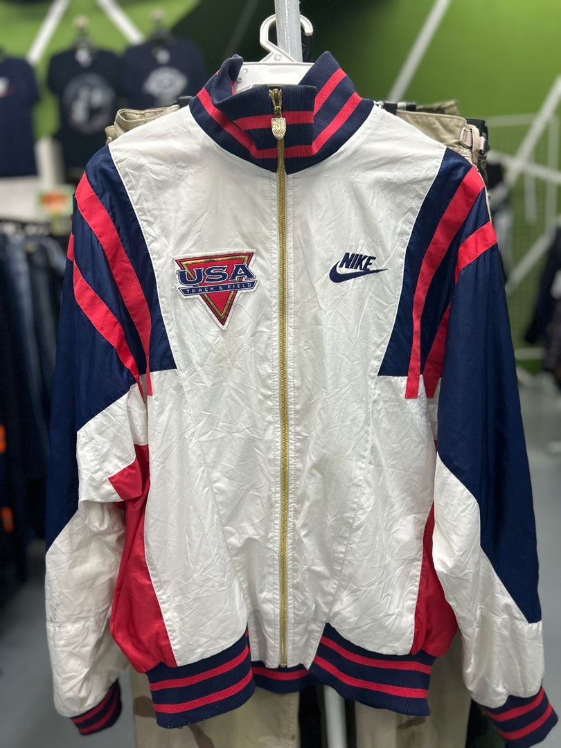 Nike USA team windbreaker vintage jacket Men s Fashion Coats