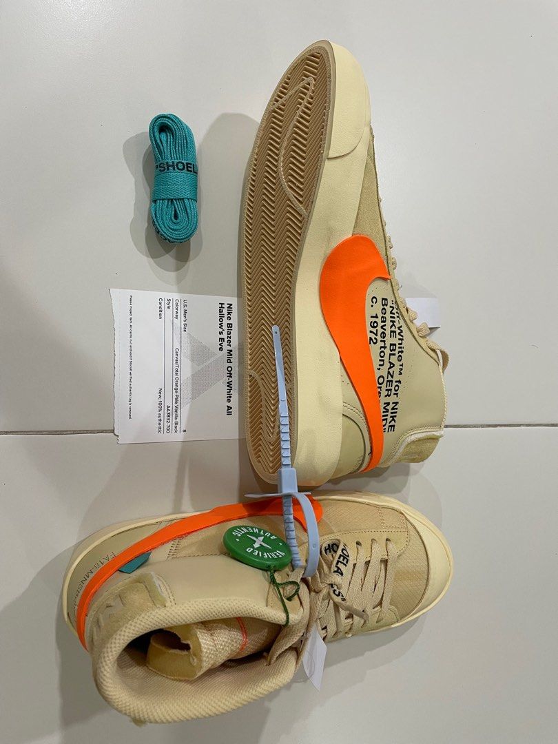 Off-white x 'blazer mid canvas all hallows eve discount