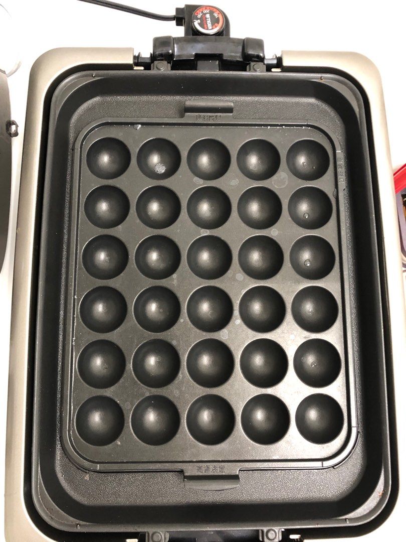 Nissyo Transformer voltage converter 1500W + Tiger electric grill skillet hot plate takoyaki