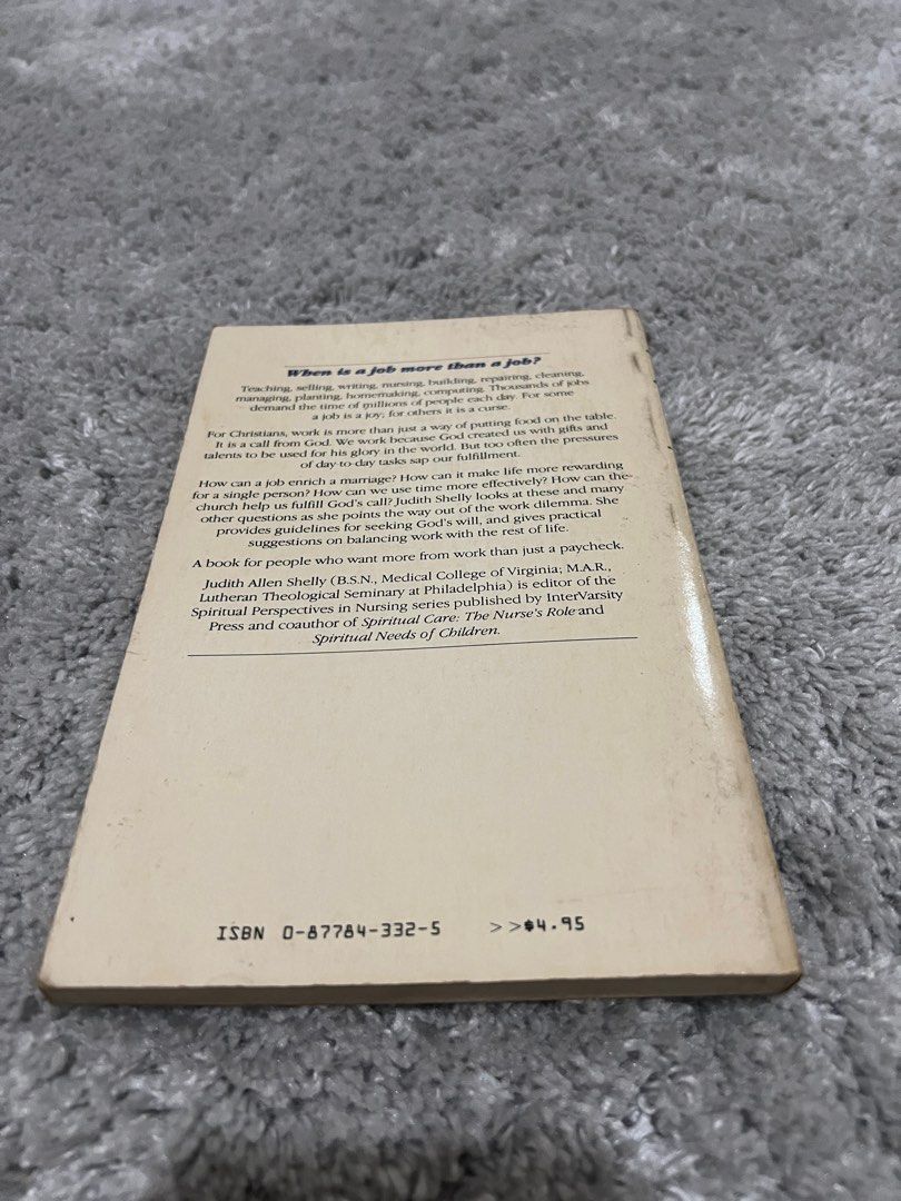 Not Just A Job by Judith Shelly (Category: Storybooks) located in Taguig. Submitted by clachic (Listing ID 1248473064, Image 2). Description: .