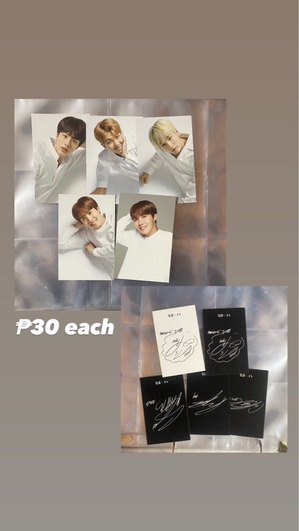 OFFICIAL BTS photocard (Category: K-Wave Merchandise) located in Manila. Submitted by jiya_declutter (Listing ID 1248512993, Image 1). Description: .