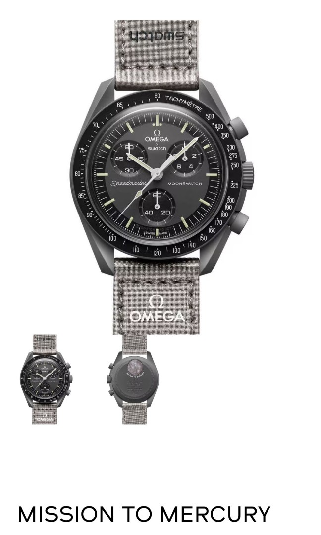 Omega Swatch, 名牌, 手錶- Carousell