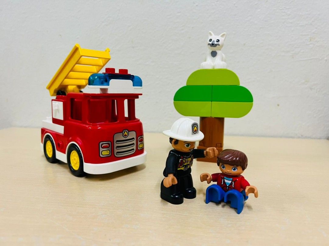 Original Lego Duplo 10901 Fire Truck Set Hobbies Toys Toys