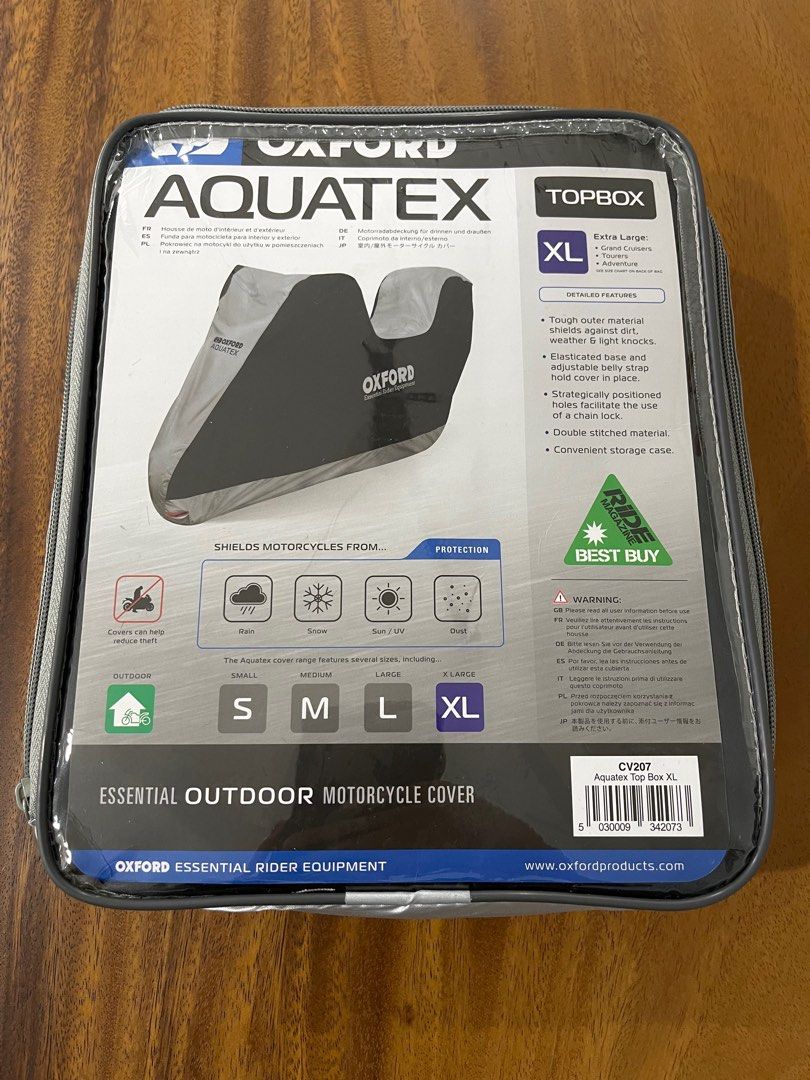 Oxford Aquatex Motorcycle With Top Box Cover Motorbikes on Carousell