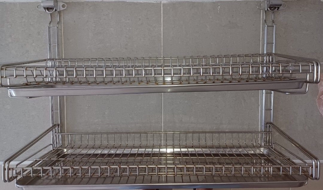 OYAMA DOUBLE DECKER DISH DRAINER, Furniture & Home Living, Kitchenware & Tableware, Other