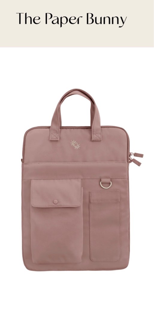  Paper bunny Utility Laptop Bag (15” Mauve), Computers & Tech, Parts Bildidee 