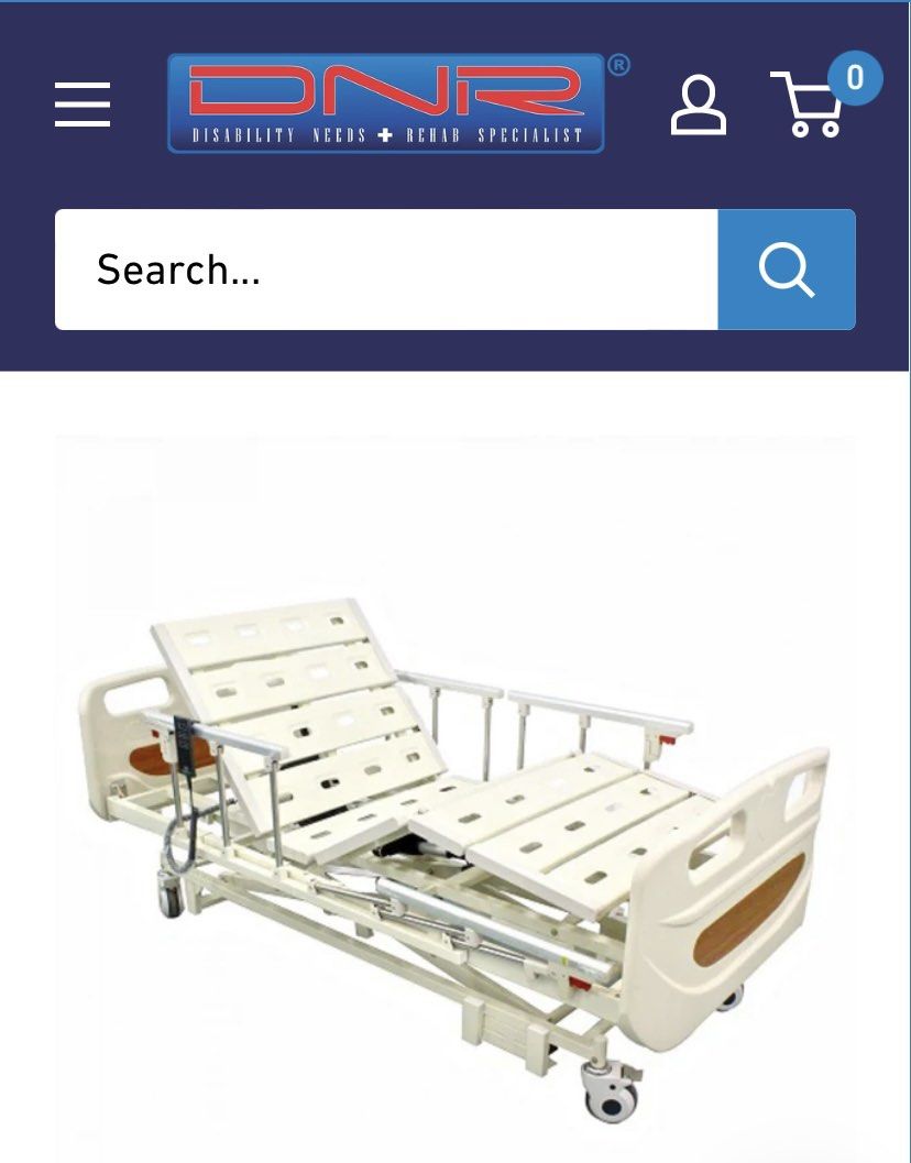 Patient bed DNR Electric Bed with air mattress and normal mattress, Furniture & Home Living