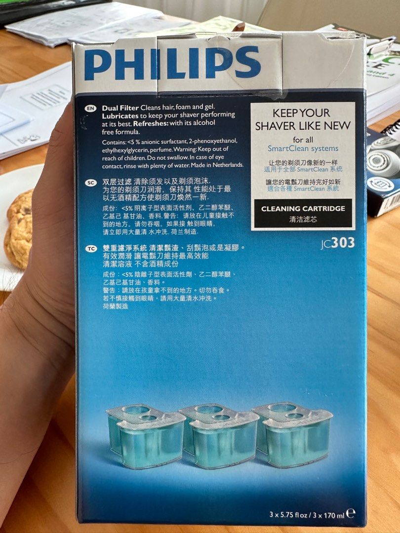 Philips Cleaning Cartridges for Shaver, Beauty & Personal Care, Men's ...