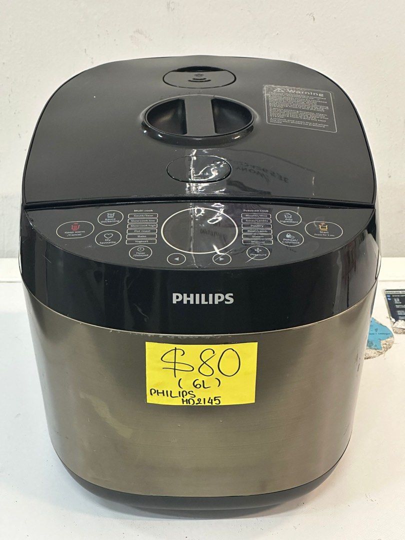 PHILIPS DELUXE COLLECTION ALL IN ONE COOKER 6L HD2145 62 Condition 7 10 80 Kim 88118368 TV Home Appliances Kitchen Appliances Cookers on Carousell