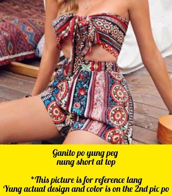 PLUS SIZE ORIGINAL SHEIN CURVE TOP AND BOTTOM SUMMER OUTFIT SET