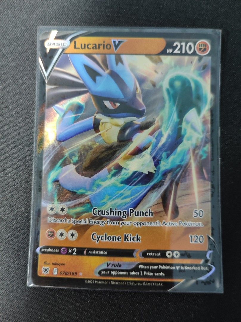 Lucario-V (078/189), Busca de Cards